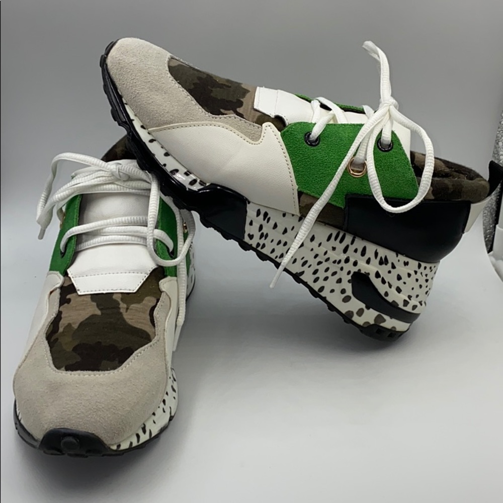Steve Madden Camo Cliff Wedge Sneakers